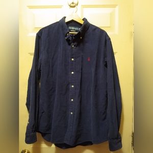 Men's XL Ralph Lauren Corduroy Light Weight Button Down - custom fit